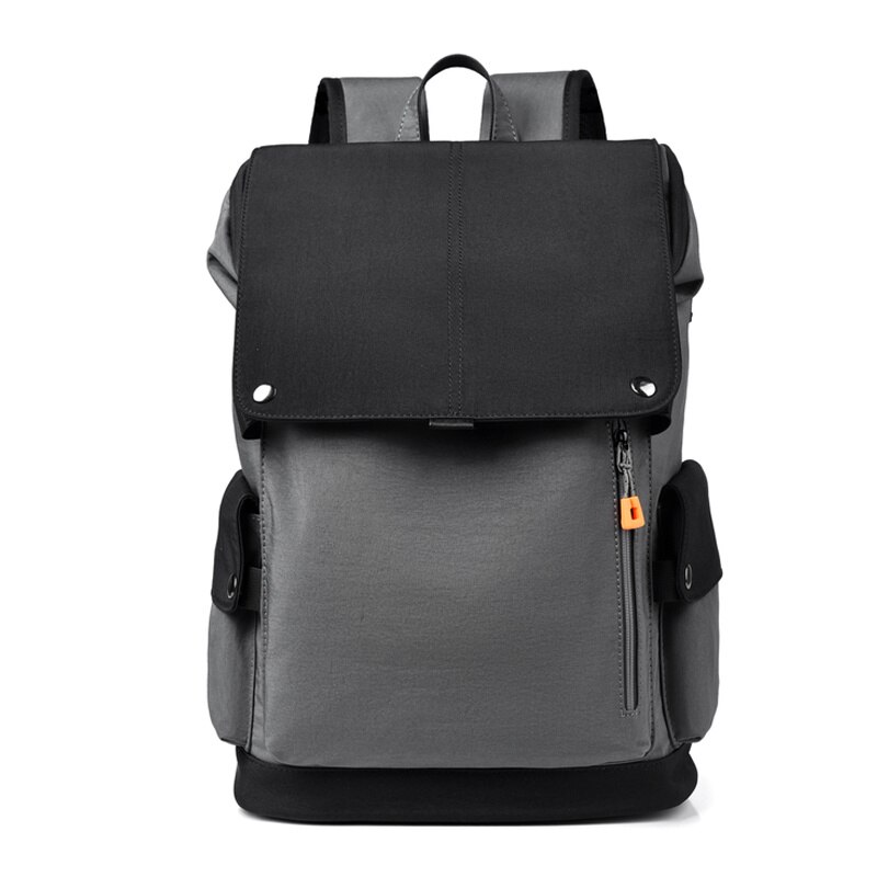 British Style Business Laptop Backpack For Men Brand Oxford Cloth Waterproof Daily Work Bag Youth School Backpack: Dark Grey