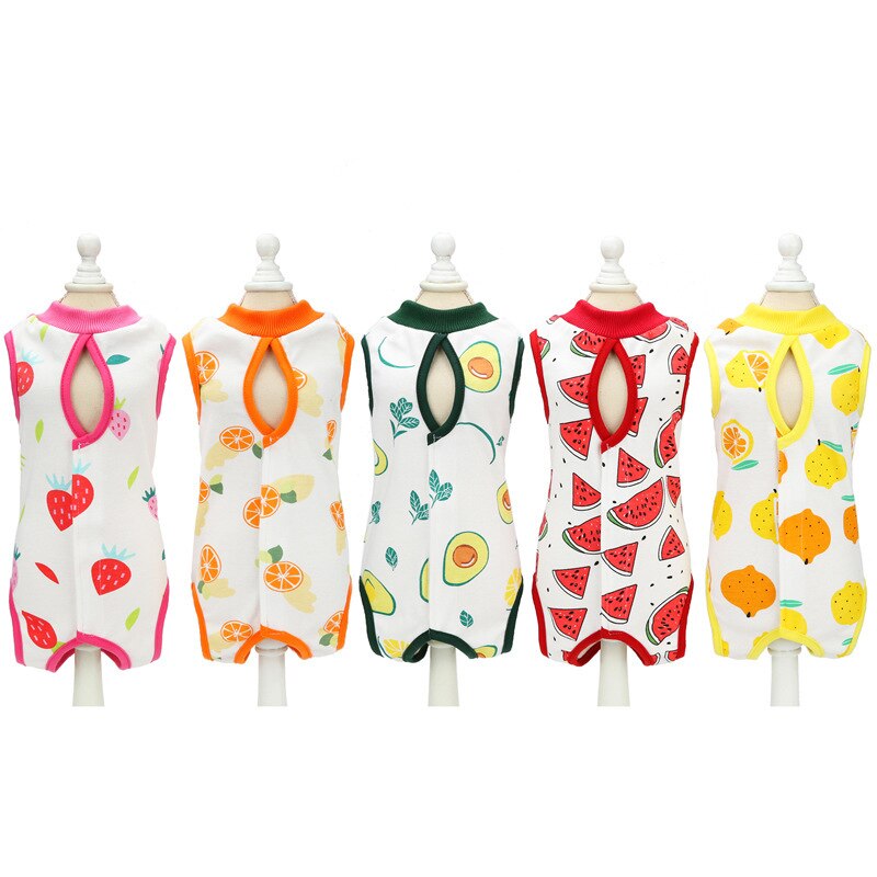 Summer Cat Spaying and neutering Clothes for Small Dogs Cat Clothes Weaning Anti-lick Vest Clothing for Cats Accessories Pet