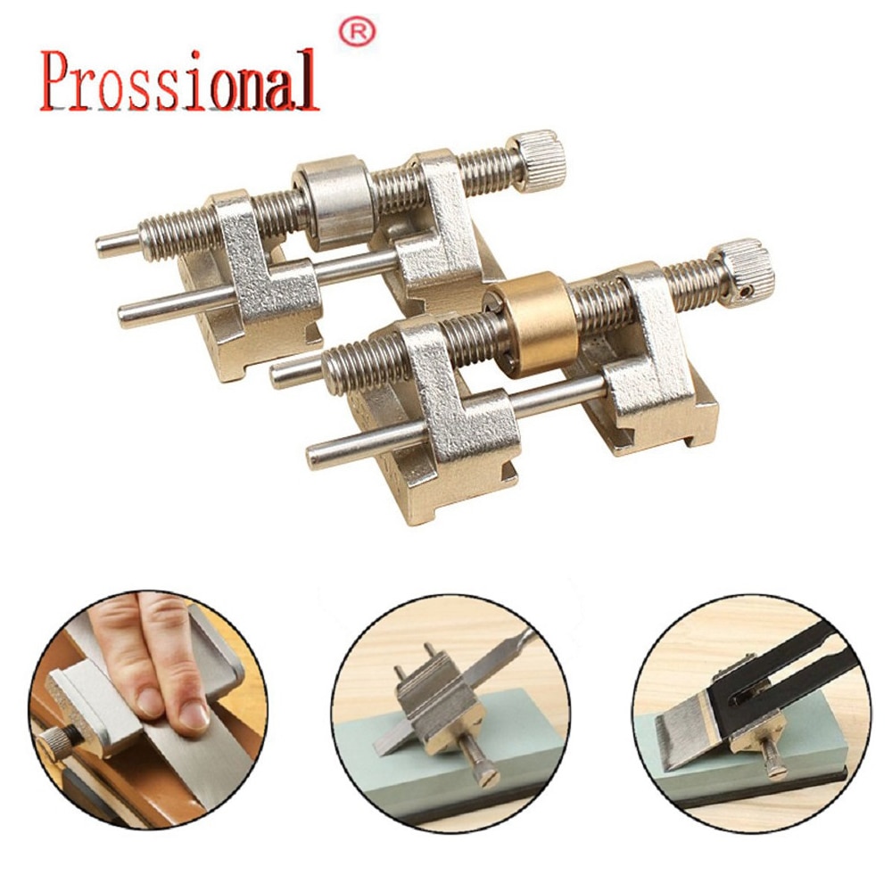 Metal Honing Guide Jig For Sharpening Wood Chisel Plane Iron Planer Blade System