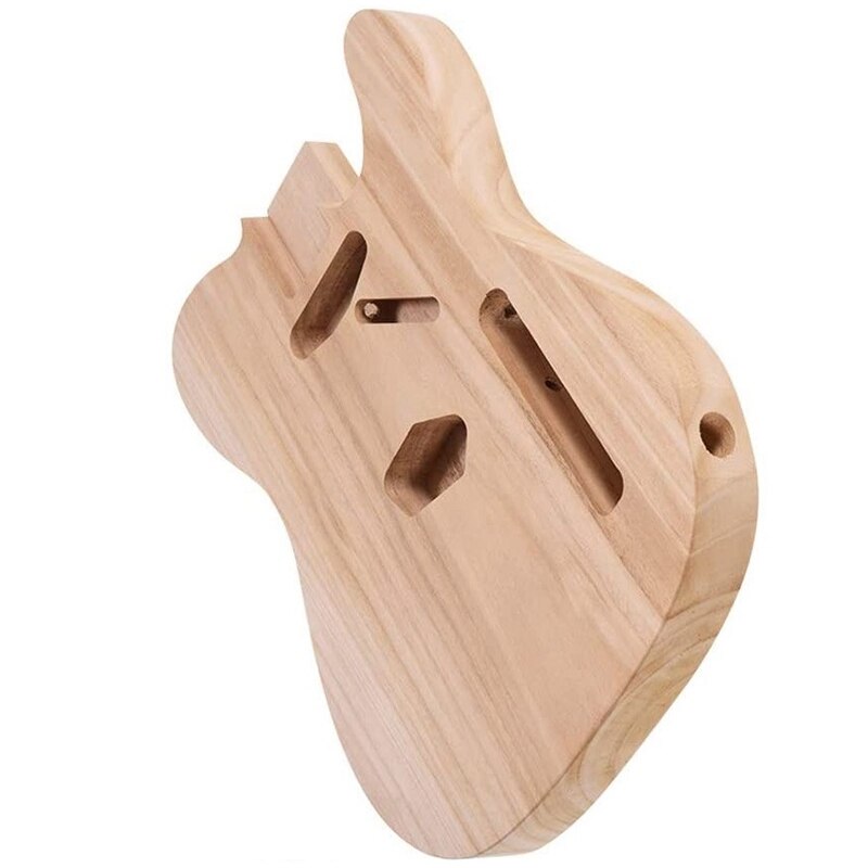 Unfinished Electric Guitar Body TL-T02 Maple Empty Guitar Barrel to TELE Style Electric Guitars DIY Parts
