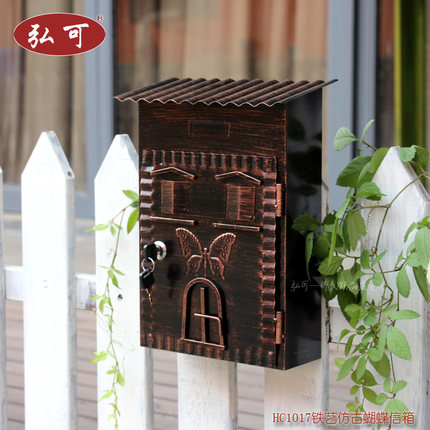 Europese Stijl Villa &#39;S Retro Creatieve Landelijke Mailbox Buiten Regendicht Outdoor Mailboxen, Post Doos, Boite Aux Lettres