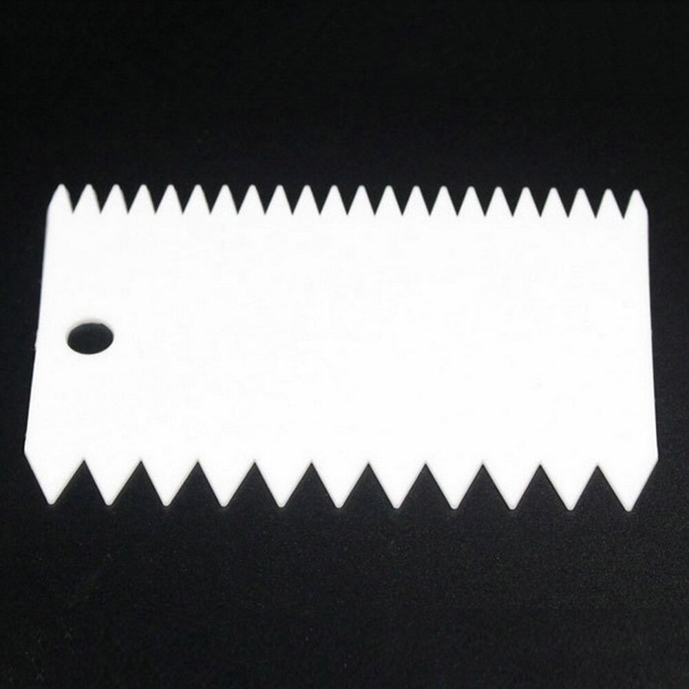 3Pcs/Set Plastic ToolsDough Icing Fondant Scraper Cake Decorating Plain Trapezoid Shape Baking Cutters Cake Bread Pasty