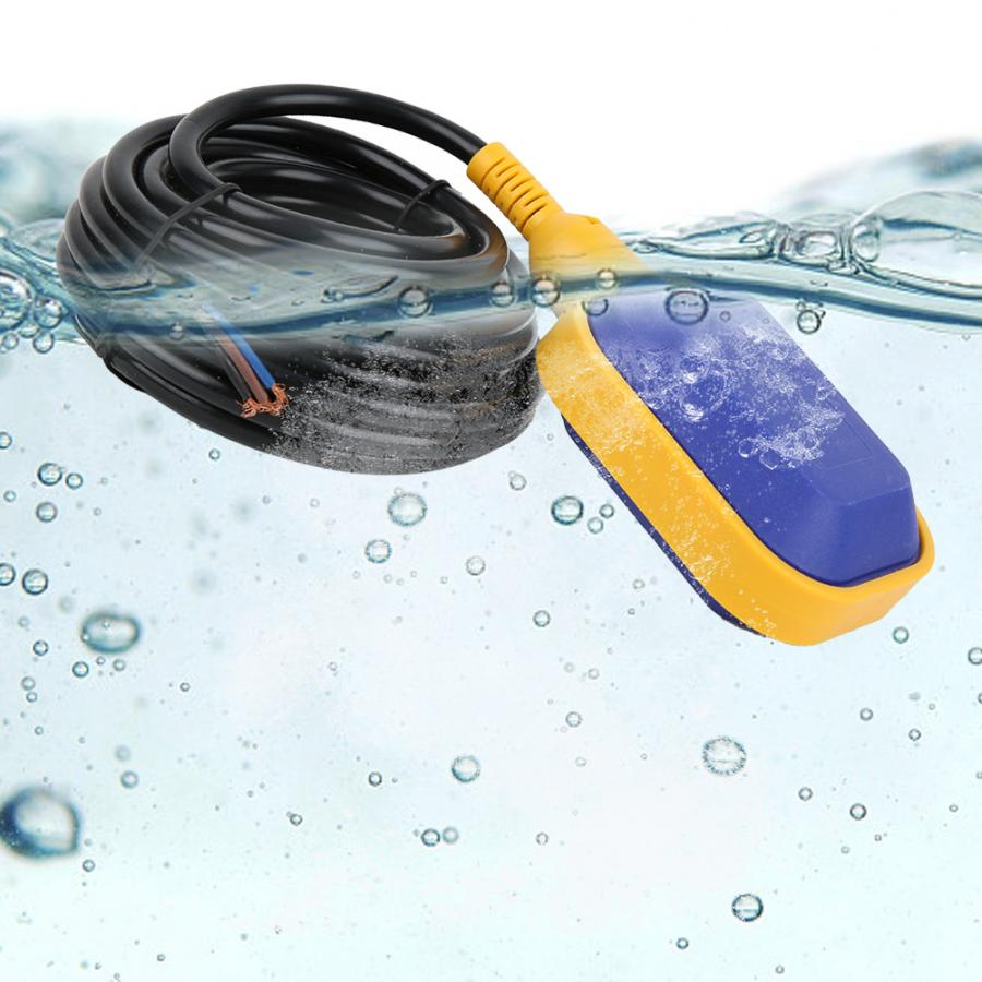 1 Set 0-250V Float Switch Liquid Level Sensor Water Feed Drainage Auto Controller 6M Cable KEY-6 Cable Float Switch