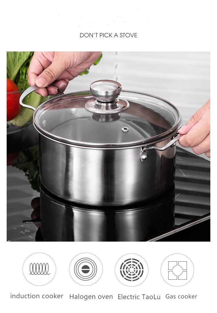 6PCS steamer pans set stainless steel cookware set pot for cooking pots set panela sarten eat ollas cozinha panelas kitchen pot
