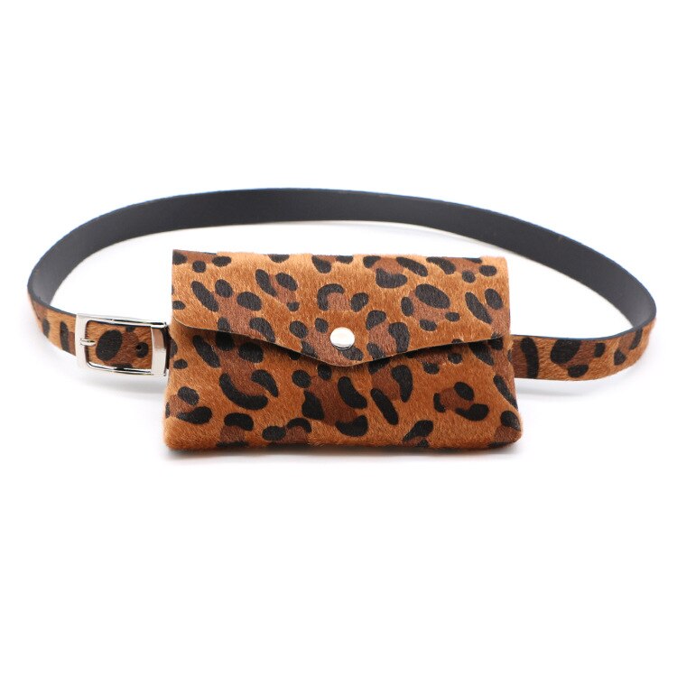 Women Belt Bag Leopard Print Waist Bag Fanny Pack Women Bum Bag Female Bag: E