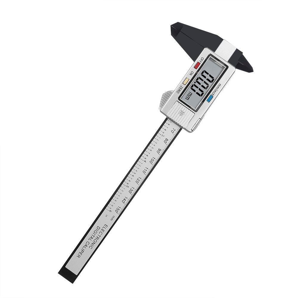 High Accuracy Caliper 0-150mm LCD Digital Vernier Calipers Electronic Measuring Tool Instrument: 0150mm Silver