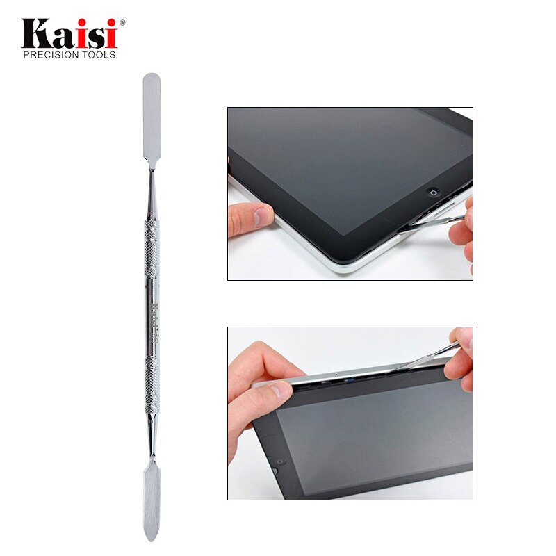 Le pied de biche à double extrémité de précision Kais i8 est utilisé pour les outils à main requis pour démonter la tablette de téléphone portable pendant la maintenance