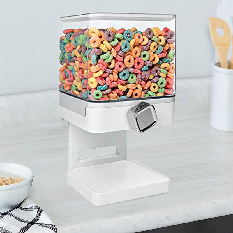 Multifunctional Cereal Dry Food Dispenser Container Dispense Household Kitchen Machine Miscellaneous Grains Kitchen Supplies