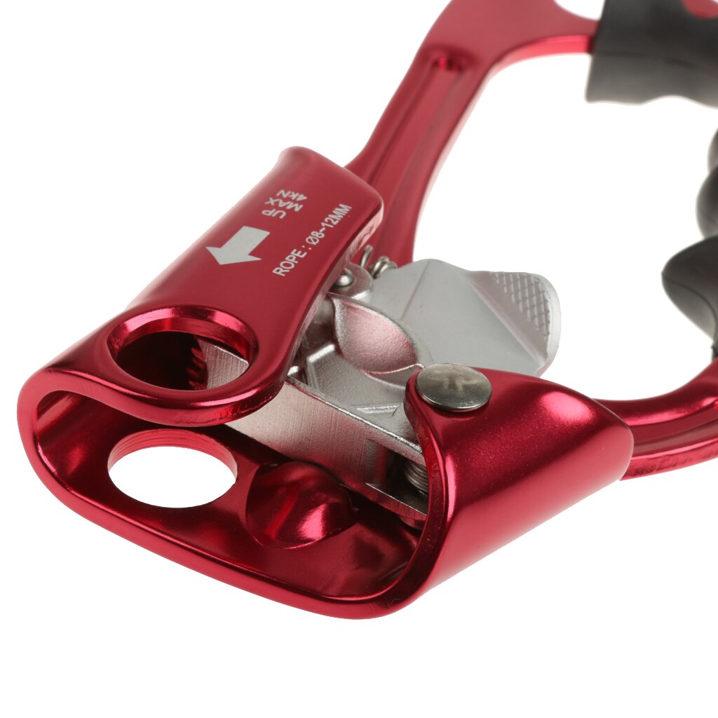 1 Pcs 4KN Hand Ascender Rock Klimmen Boom Arborist Abseilen Gear Apparatuur Touw Klem Voor Bergbeklimmen Speleologie 8-12mm Touw