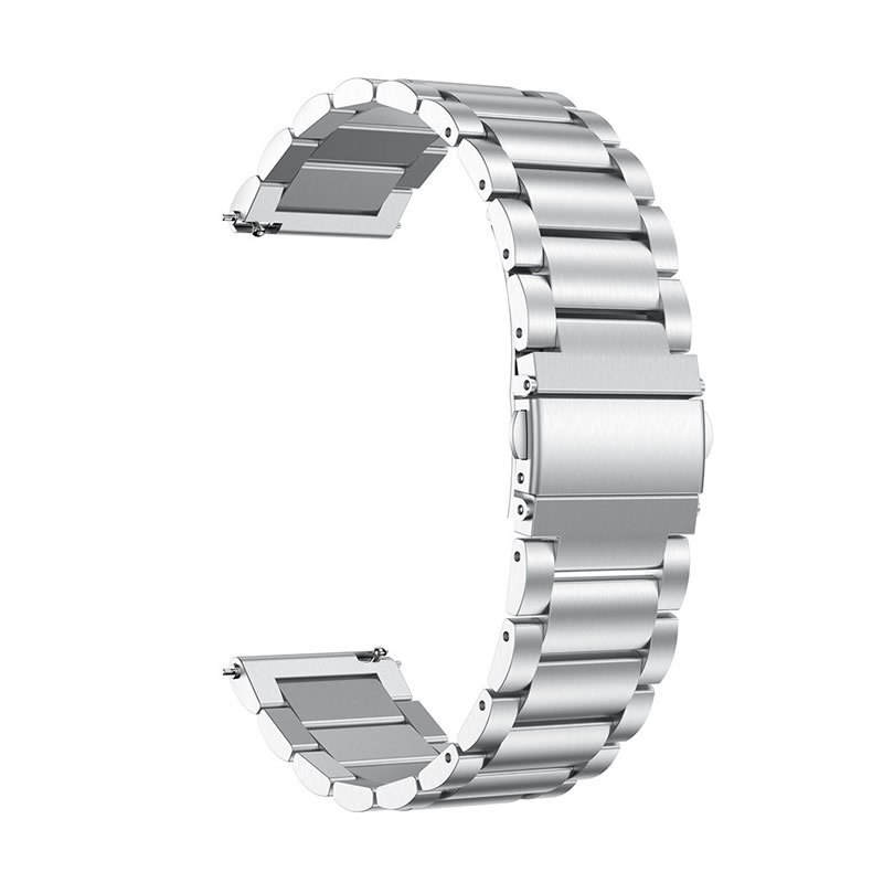 Correa de reloj de acero inoxidable para Nokia Withings Steel HR, pulsera de negocios deportiva de liberación rápida, 18mm, 20mm, 36MM, 40MM: Silver / 18 for Steel HR 36mm