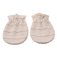 New Infantile Del Bambino Resistente Ai Graffi Guanti Neonato Guanti Incredibile Sveglio Del Fumetto Addensare Guanti Confortevoli per Bambini Appena Nati Del Bambino: Colorful stripe