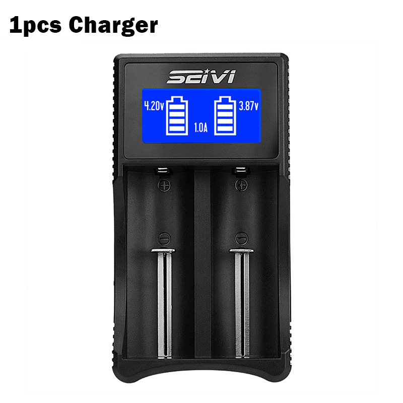 1-10 pcs inr 21700 battery 21700-50e 3,7 v 5000 mah super large capacity lithium-ion battery 5000 mah rechargeable batteries + charger: Pink