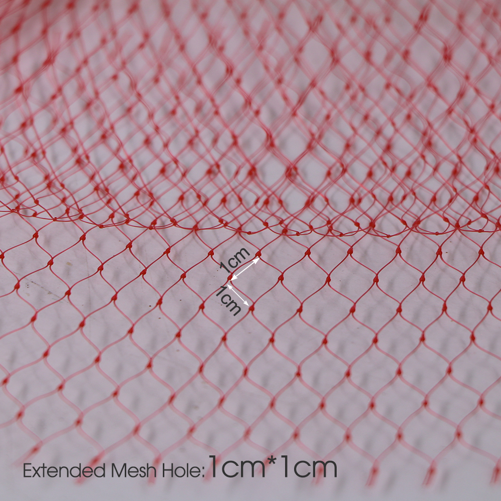 100 st 30-60cm nätpåsar för frukt och grönsaker, återanvändbara plastpåsar för uppsamling av fisk och skaldjur, livsmedel