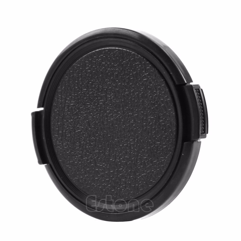 1 PC noir 49mm Snap sur le capuchon de l'objectif avant pour Canon Pentax Sony SLR DSLR caméra DC