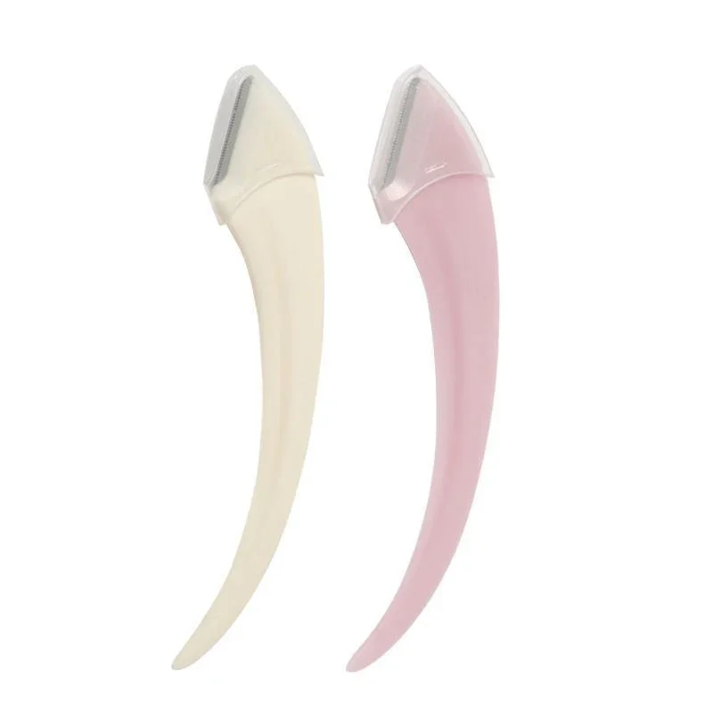 1/2/3Stck Für Frauen Augenbraue Schere Mit Kamm Stirn Trimmer Schaber Augenbraue Trimmen Messer Augenbraue Gesicht rasiermesser: Schwarz & rot