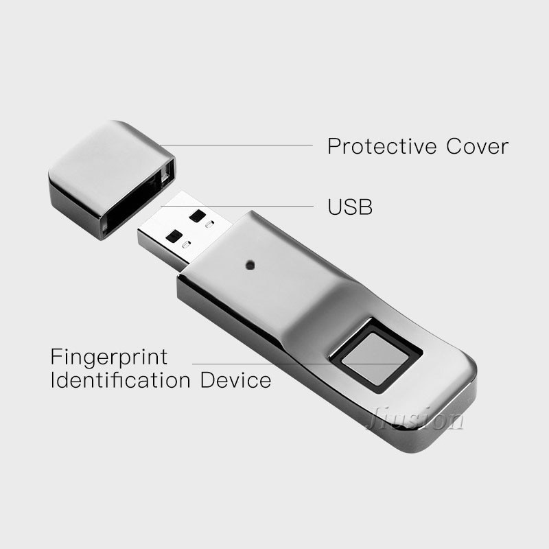 32gb fingeraftryk u disk smart usb 3.0 flashdrev hukommelse biometrisk intelligent kryptering sikkerhed  mp3 mp4 afspiller til computer pc