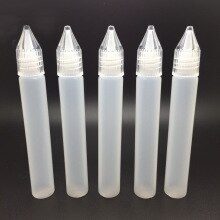 5Pcs 15Ml Naald Dropper Flessen Lege Plastic Cosmetische Vloeistof Fles Olie Accessoires Lange Slanke Dropper