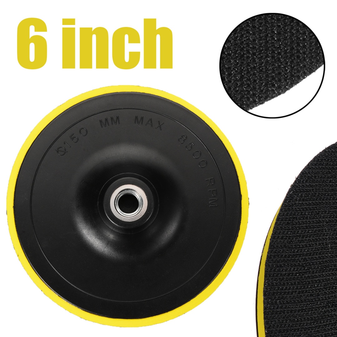 3/4/5/6/7 Inch Car Polishing Pad Buffing Plate Disc Adhesive Backed Hooks 75mm~180mm for Car Polishing & Grinding Materials Set