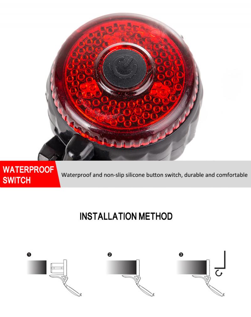 Mini Bicycle Bike Handlebar End Adjustable Rearview Mirror With Warning Light Rotate Mountain MTB Bike Cycling Accessories