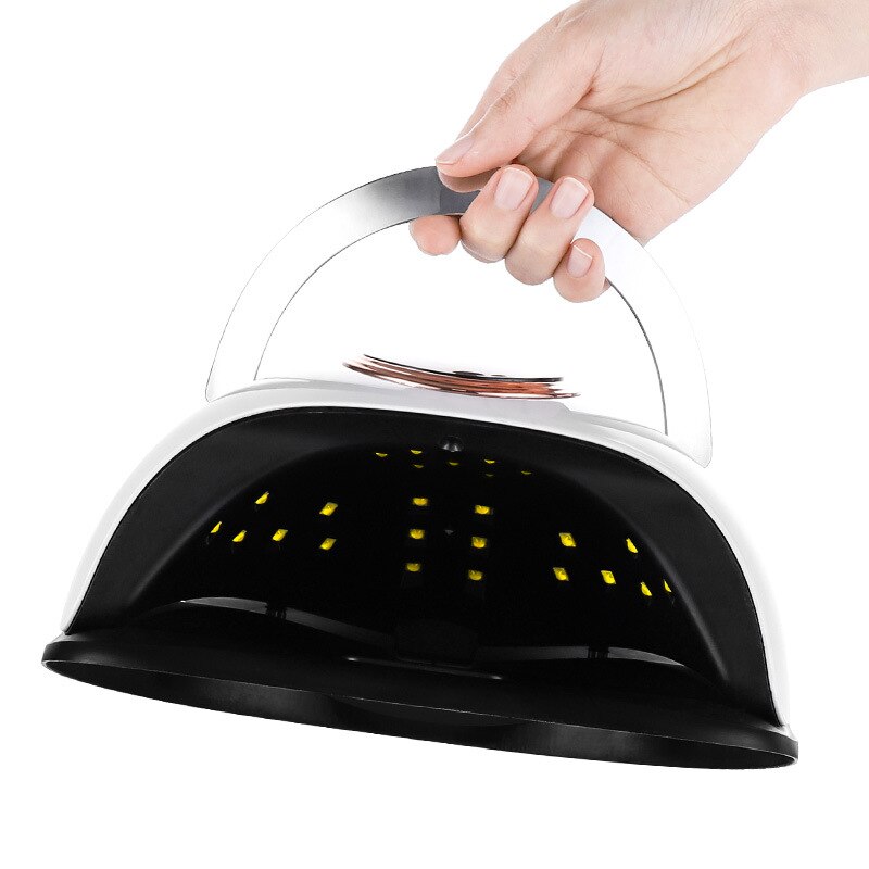 BLUEQUE-Lámpara de uñas V8 168W, lámpara UV 42LED de fototerapia automática, secador de Gel de uñas para manicura