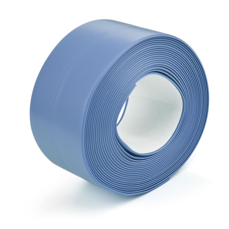 3.2M X 22Mm Badkamer Douche Wastafel Bad Afdichtstrip Tape Wit Pvc Zelfklevende Muurstickers Waterdichte Muur sticker Voor Keuken: blue-3.2mX3.8cm