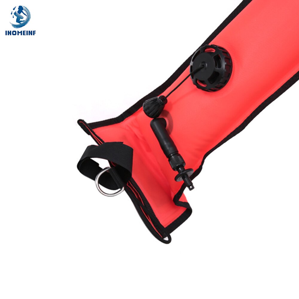 Oberflächenboje 1.5m 1.8m farbige tauchboje mit guter sichtbarkeit, aufblasbare sicherheitsboje für taucher, zubehör für tauchausrüstung