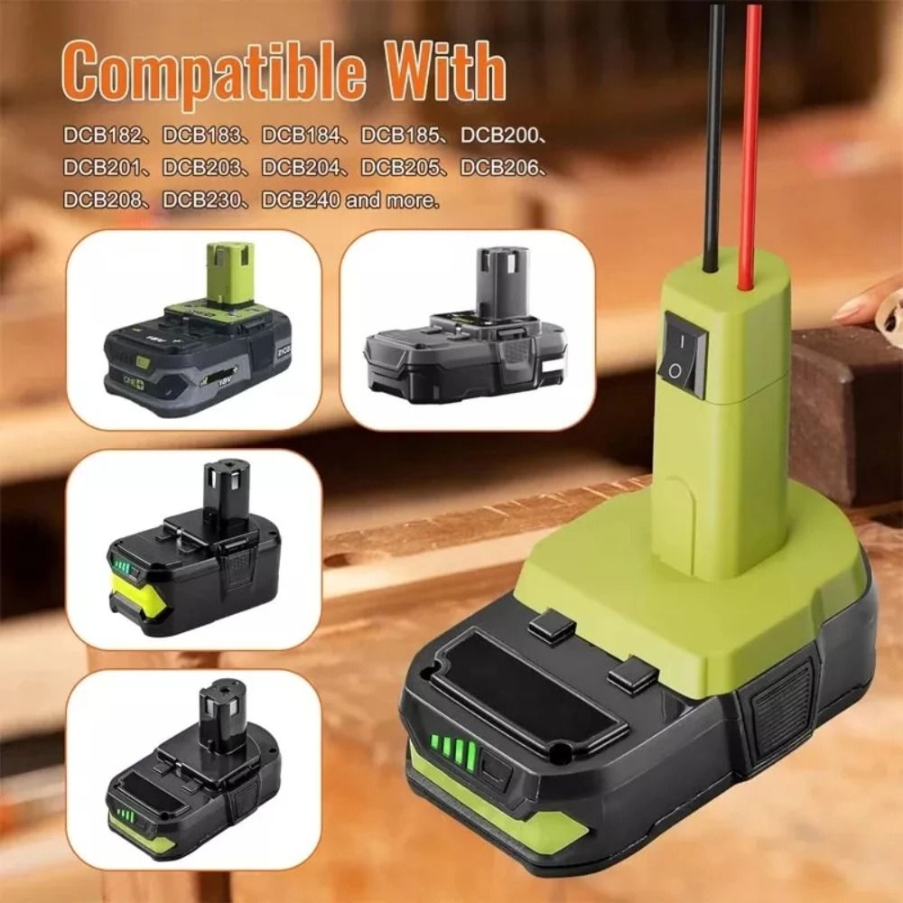 With Fuse Switch Power Wheels Adapter Safety 12AWG Wire Battery Adapter Connector Efficient Power Upgrades