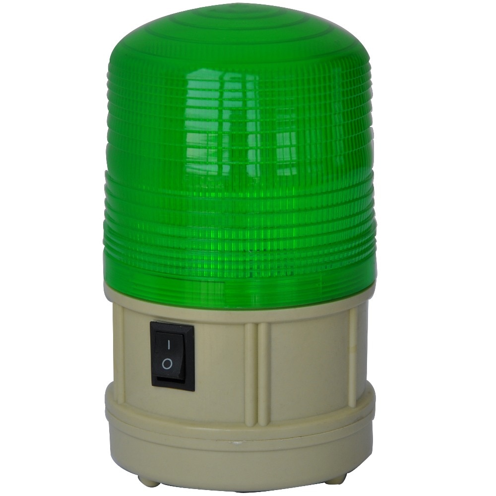 Ltd -5088 rød grønn blå gul ledet varsellys batteri blinkende strobe alarmbelysning med magnetbase