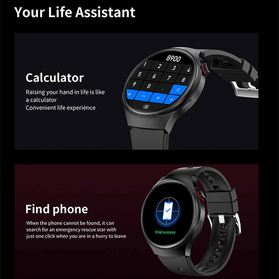 2025 Nuovo orologio 4 pro accorto guarda per uomo donna regalo in sport SmartWatch design definitivo Bluetooth chiamata telefonica orologio da polso cinturino GPS