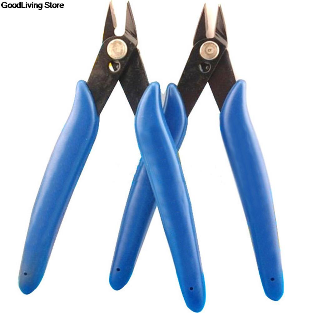 ZLinKJ 1PCS Electrical blue Wire Cable Cutters Cutting Side Snips Flush Pliers Nipper Hand Tools Herramientas