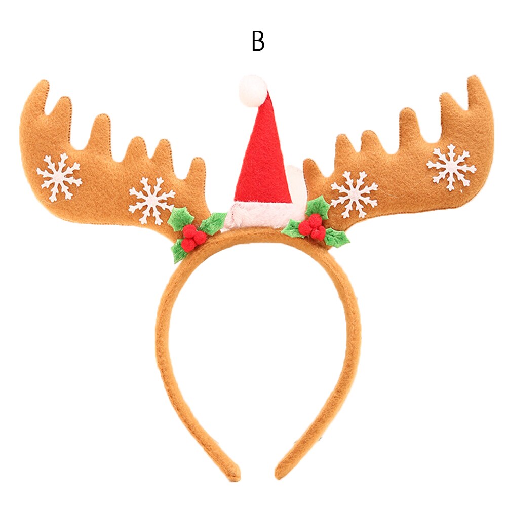 Kerst haarband hoofdband kerstmuts vorm prachtige haarband haarband haaraccessoires: B