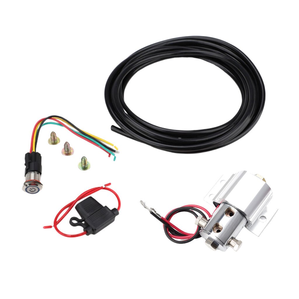 DC 12-24V Universal Brake Line Lock Kit Fits for Ford 1/8-27 NPT