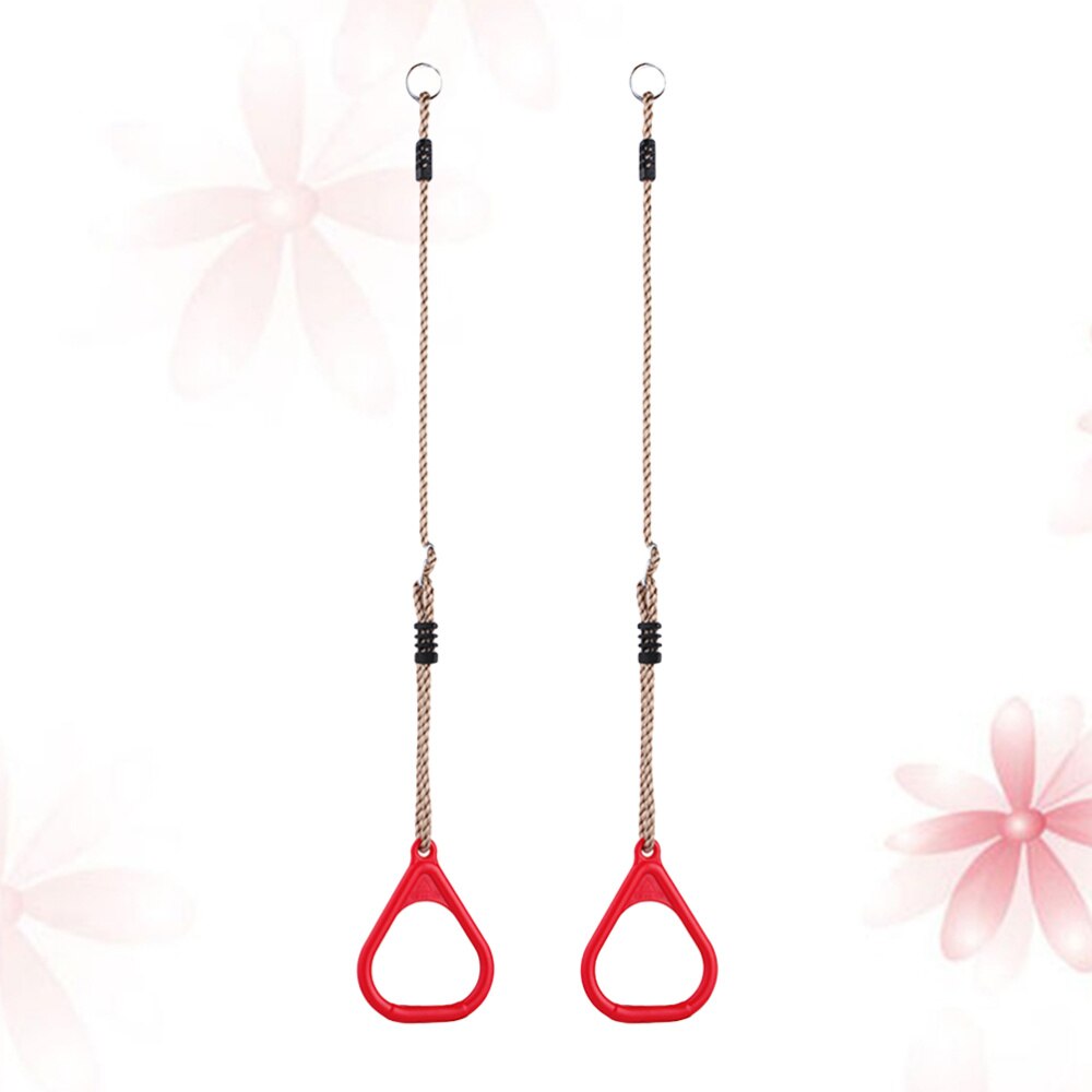 1 Pair Fitness Ring Children Gym Rings Excercise Tool for Pull-up Swings Bodyweight