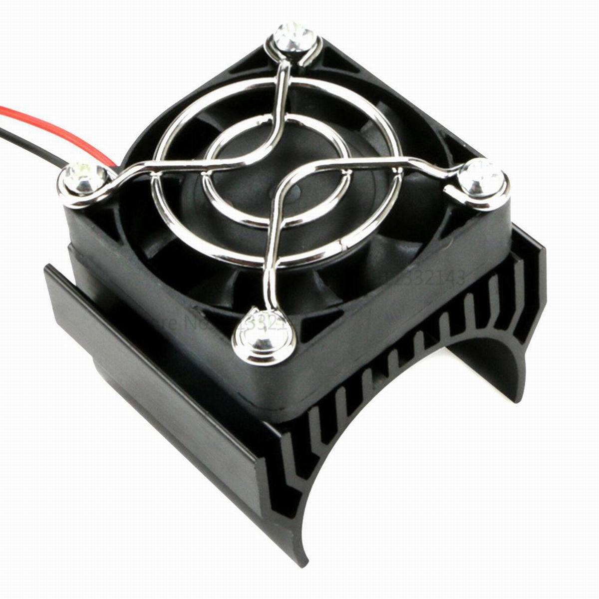 540/550/3650 Motor Koellichaam Koeler Warmte Fin 36Mm Diameter Radiator/Cooler 4010 Dc 5V Cooling fan Voor Rc Model Auto: Black