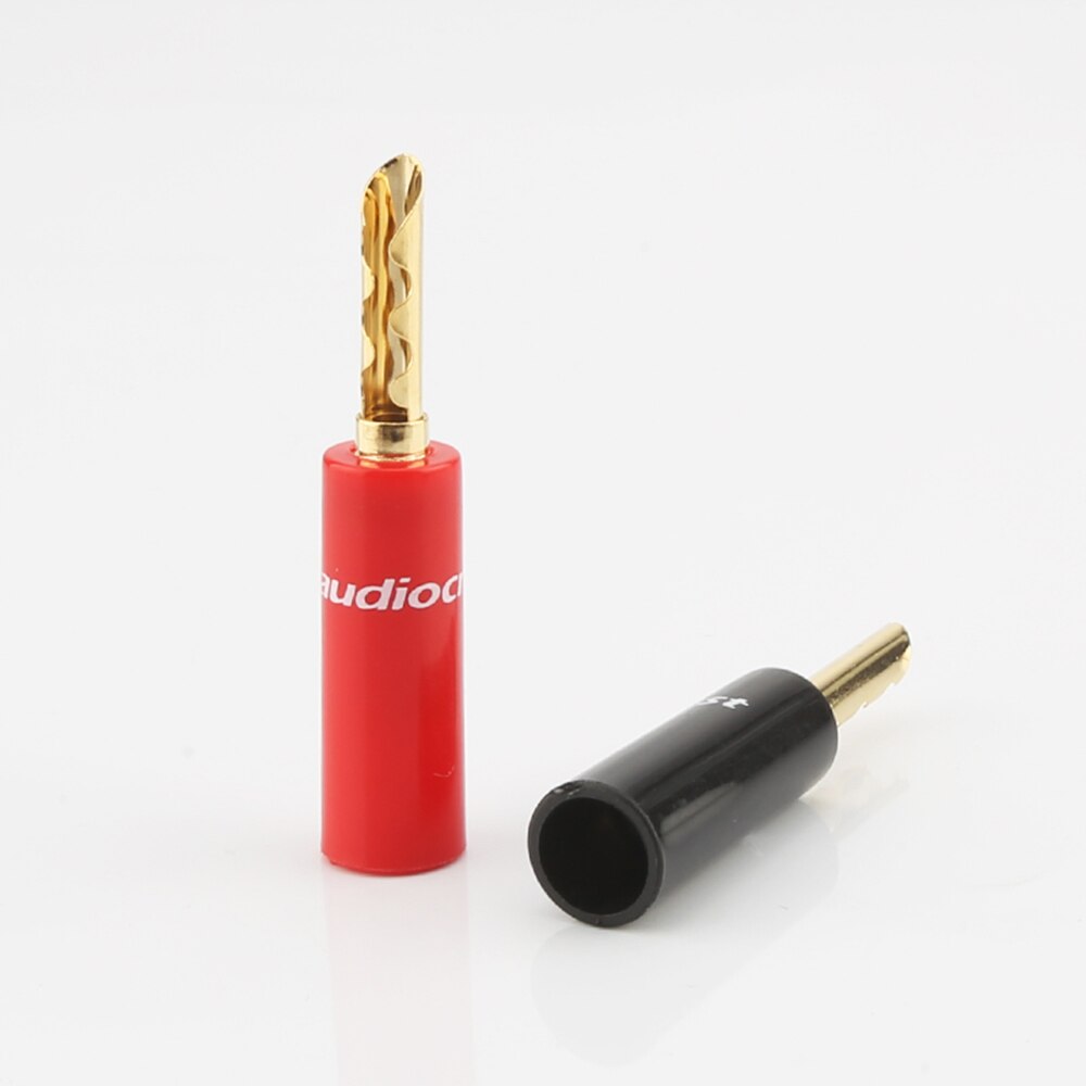 16 stück Nakamichi 24 k Gold überzogen BFA 4mm Banane Stecker hifi Lautsprecher kabel Stecker