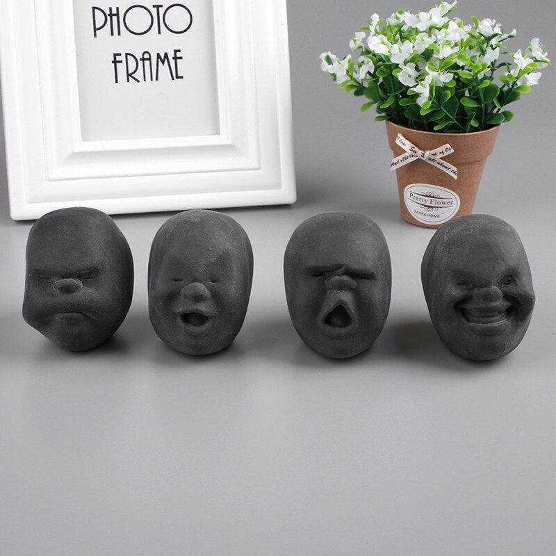 5 Stijlen Leuke Menselijk Gezicht Bal Knijpt Emotie Vent Pop Volwassenen Kids Stress Reliever Stress Relief Speelgoed Fidget Speelgoed Squishy speelgoed