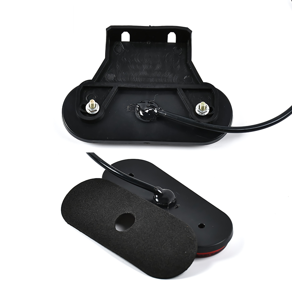 4 stk. markeringslys til tilhenger, 12v 24v led-sidemarkeringslys til lastebil, bobil, buss, campingbil, sidelys rødt, hvitt, gult