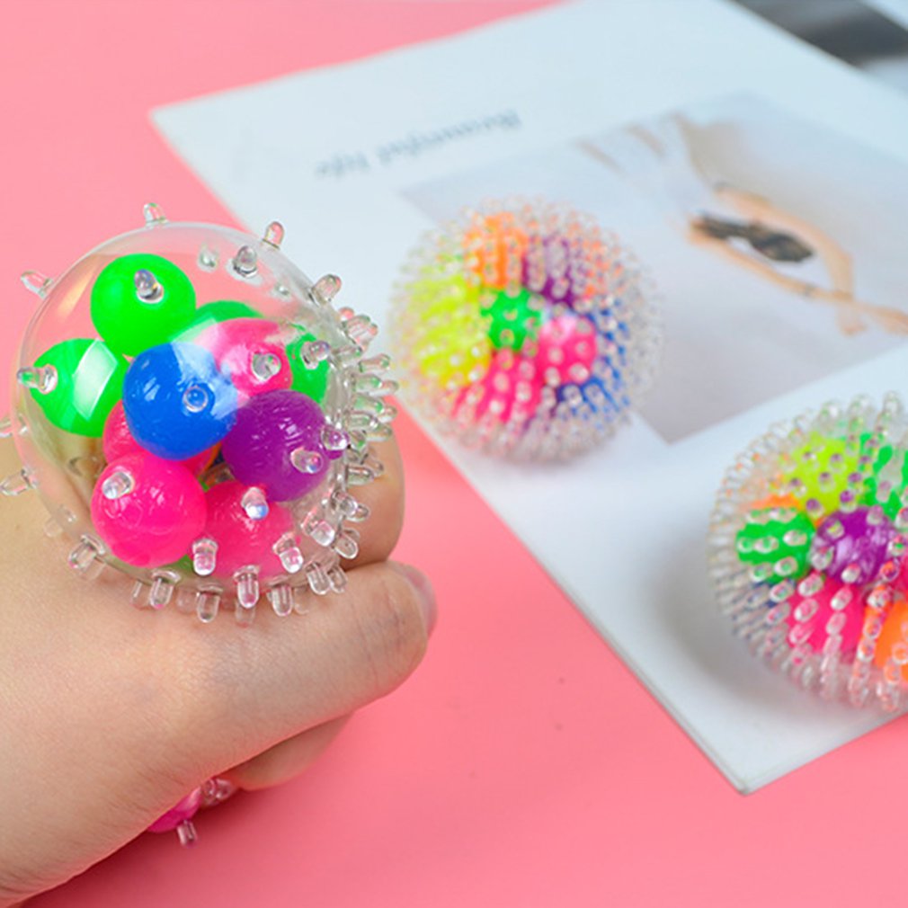 Fidget Speelgoed 7Cm Tpr Zachte Stress Deeg Ballen Kleuren Veranderende Stress Bal Voor Kinderen En Volwassenen Grappige Speelgoed Tpr decompressie Speelgoed