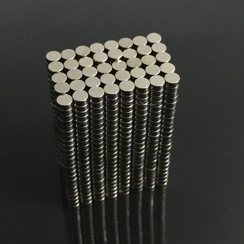 100pcs Neodymium N35 Dia 3mm X 1.5mm Strong Magnets Tiny Disc NdFeB Rare Earth For Crafts Models Fridge Sticking