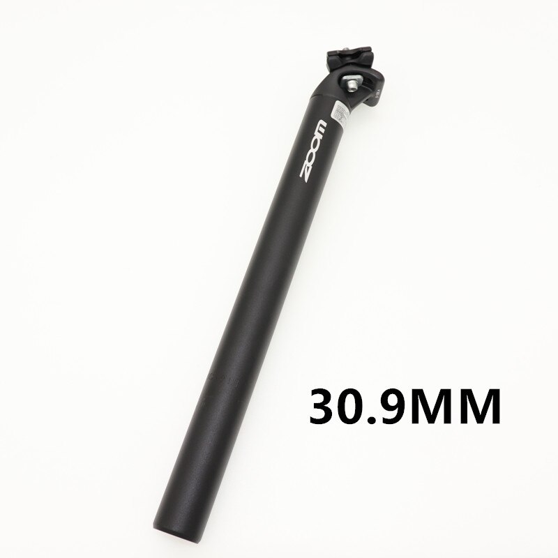 Zoom MTB luz peso sillín 280g 12MM OffSet 2-pernos de poste de asiento de bicicleta negro mate/27,2/30,9/31,6mm 350mm: 30.9x350mm