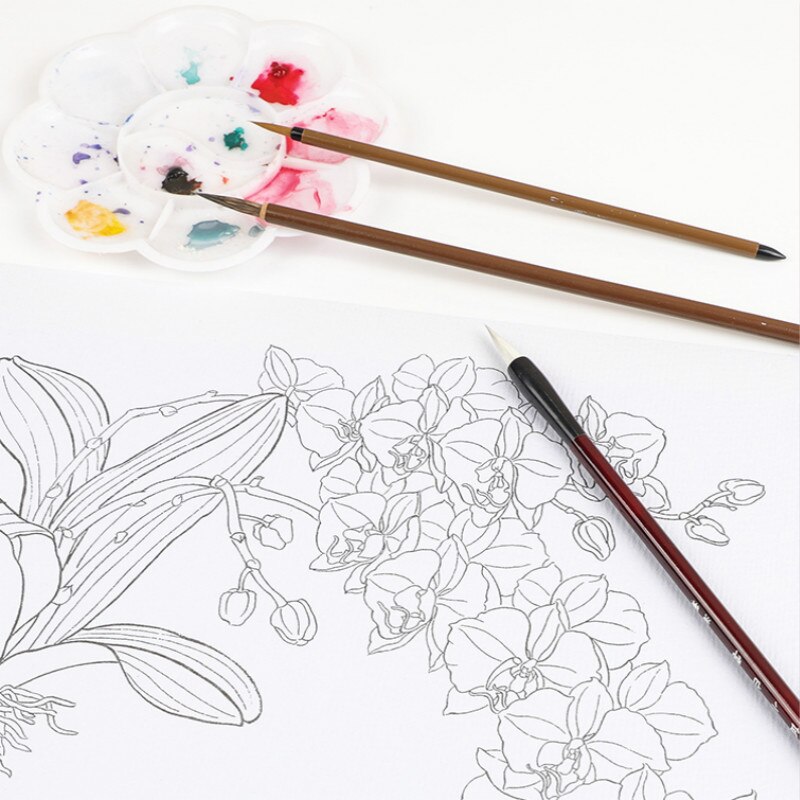 Chinese Meticulous Painting Calligraphy Brush Set Chinese Painting Calligraphy Brushes Freehand Painting Brushes Tinta China