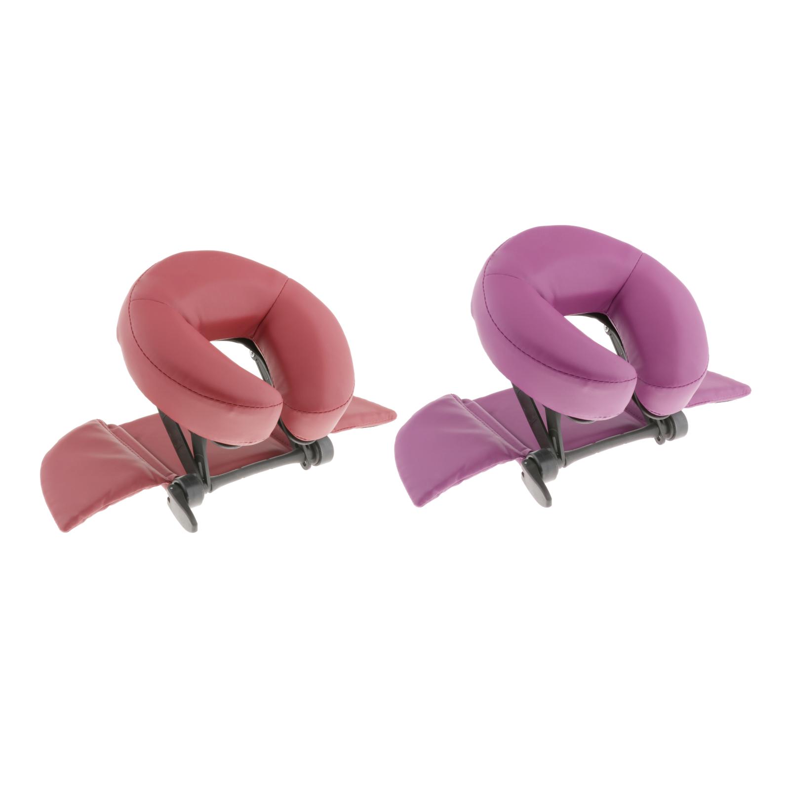 Adjustable Massage U shaped Table Face Cradle Headrest Platform Lightweight