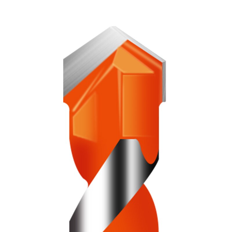 Threaded triangle tungsten steel wall tile concrete drilling bit Household marble Overlord drill Hand electric drill