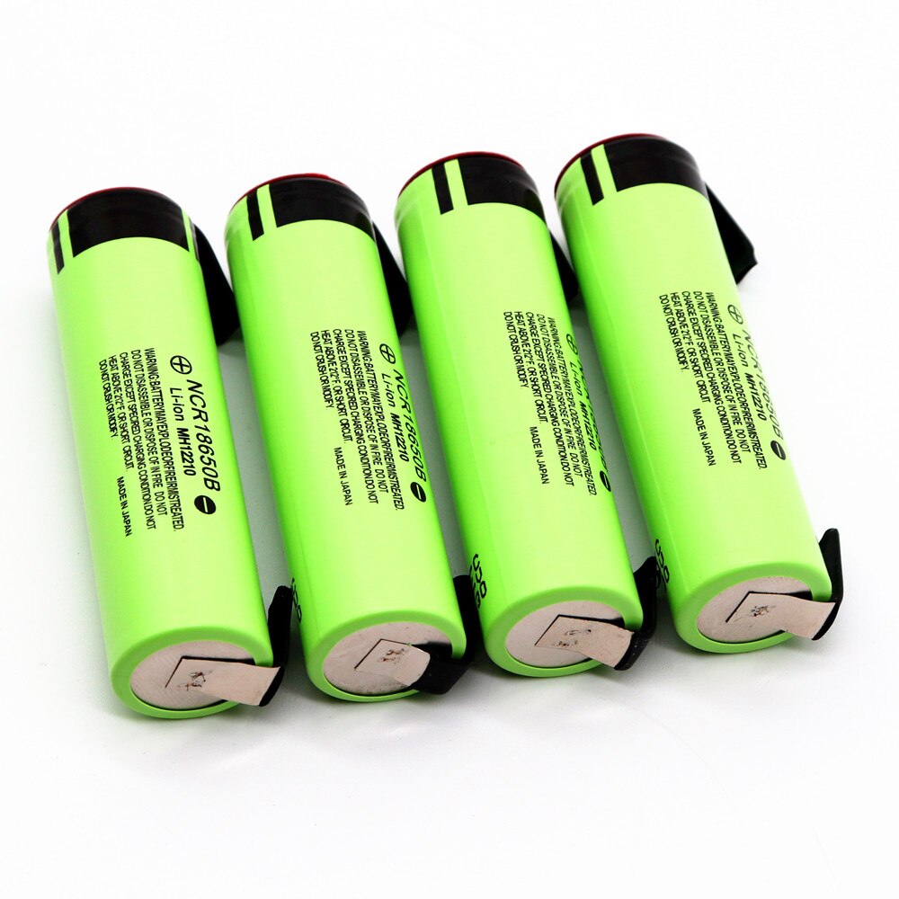 100% Original Nuevo NCR 18650B 18650 Li-ion recargable de la batera de 3400 mAh 3,7V para linterna/or +DIY nquel pieza