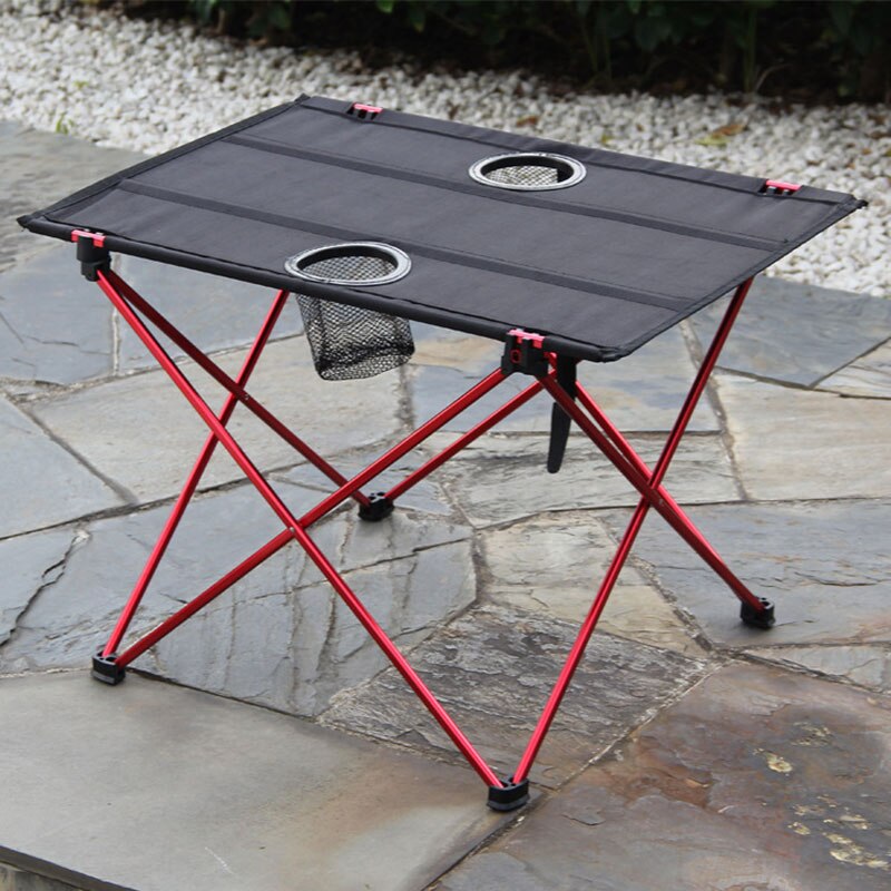 Udendørs campingbord bærbart foldbart skrivebordsmøbler letvægts aluminium vandreture klatring picnic strand foldebord