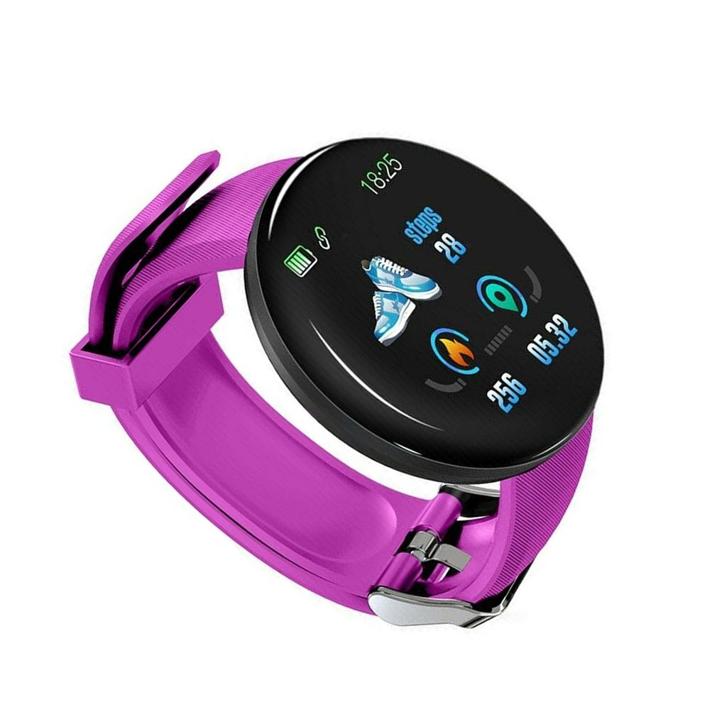 Bt4.0 slimme horloges met hartslagmeter, waterdichte armband, 1.3 inch tft-kleurenscherm, fitnesssmartwatch