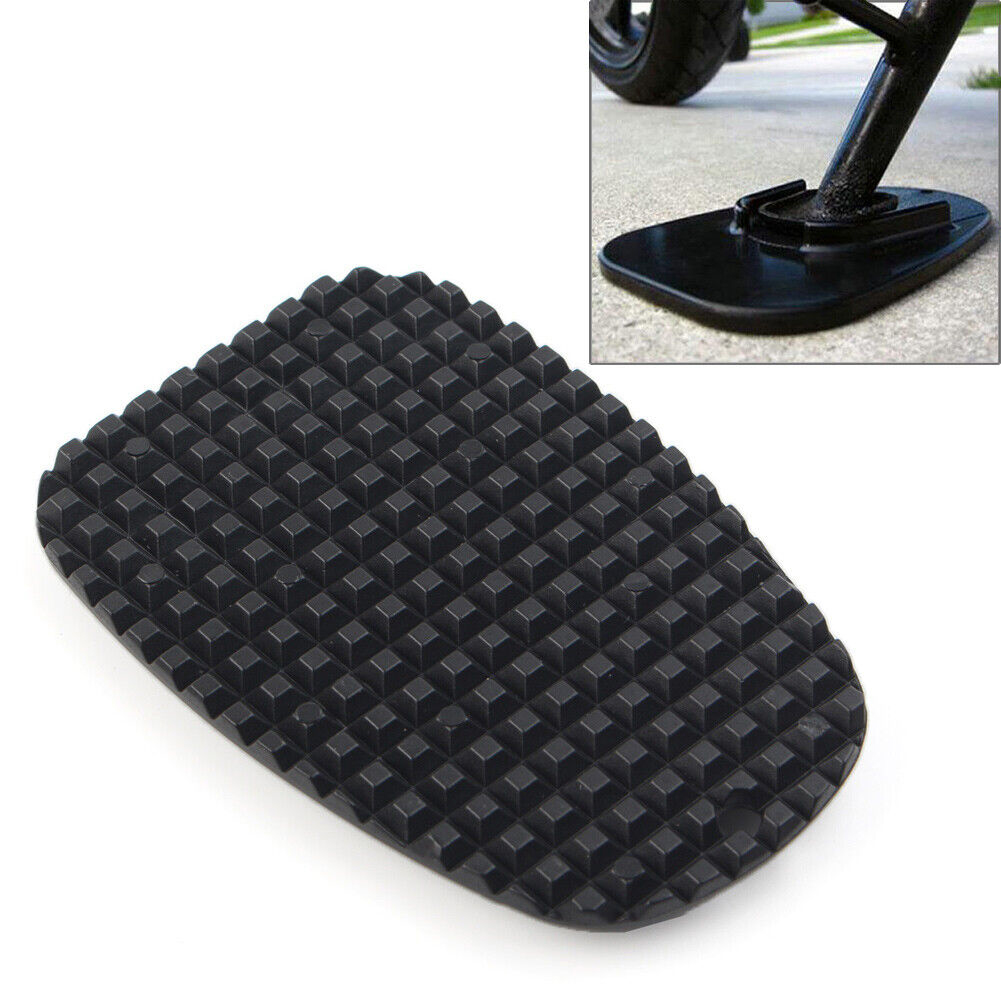 Rutschfeste Motorrad Kunststoff Kickstand Seite trete Stand Pad Motorrad Parkplatte Basis Verlängerung Pad Verlängerung Fuß Seitenständer ﻿