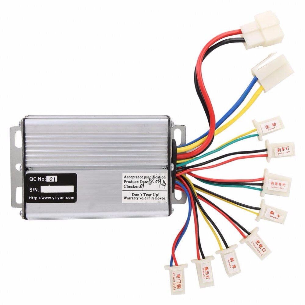 36v/48v 1000w geborstelde elektrische fietscontroller met batterijdisplay, gashendel, draaigreepset, e-bike motorscooter accessoire