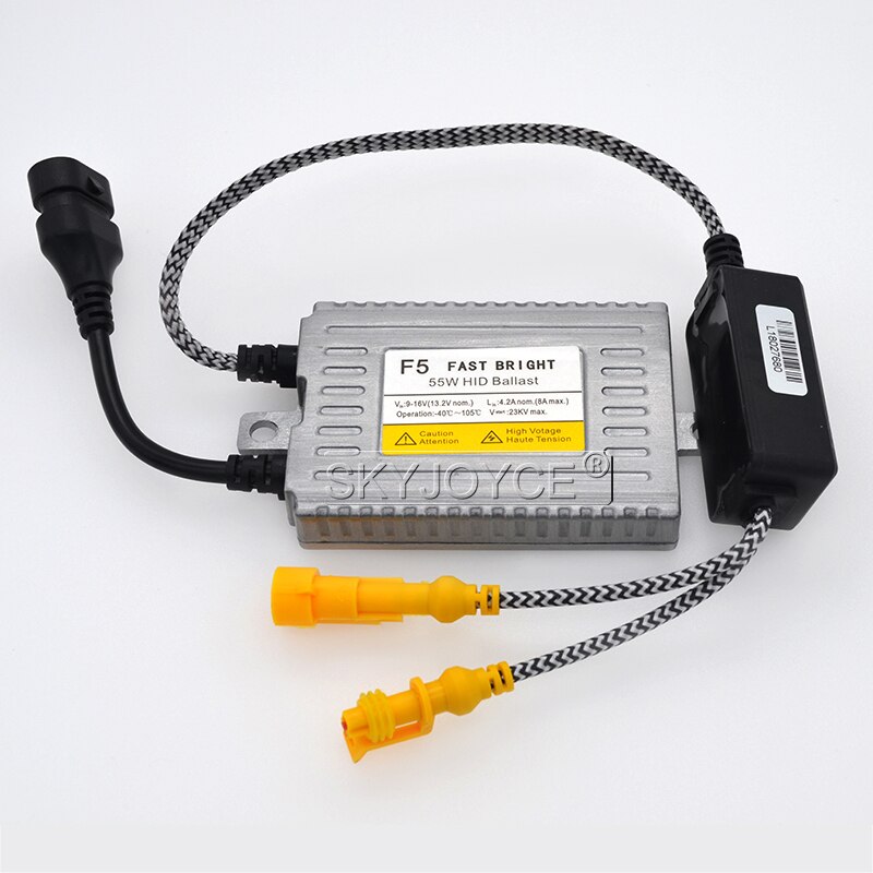 DLT F5 55W Fast Bright Xenon HID Ballast Quick Start Slim Digital Ballast Reactor For Car HID Xenon Headlight Bulb Kit 12V 55W