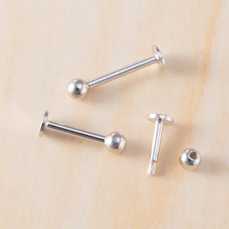 Boucles d&#39;oreilles de Tragus en argent Sterling 925 pour femmes, 16G, anneaux à lèvres minuscules Monroe, clou Cartilage Helix, Labret, Piercing, bijoux, 1 pièce